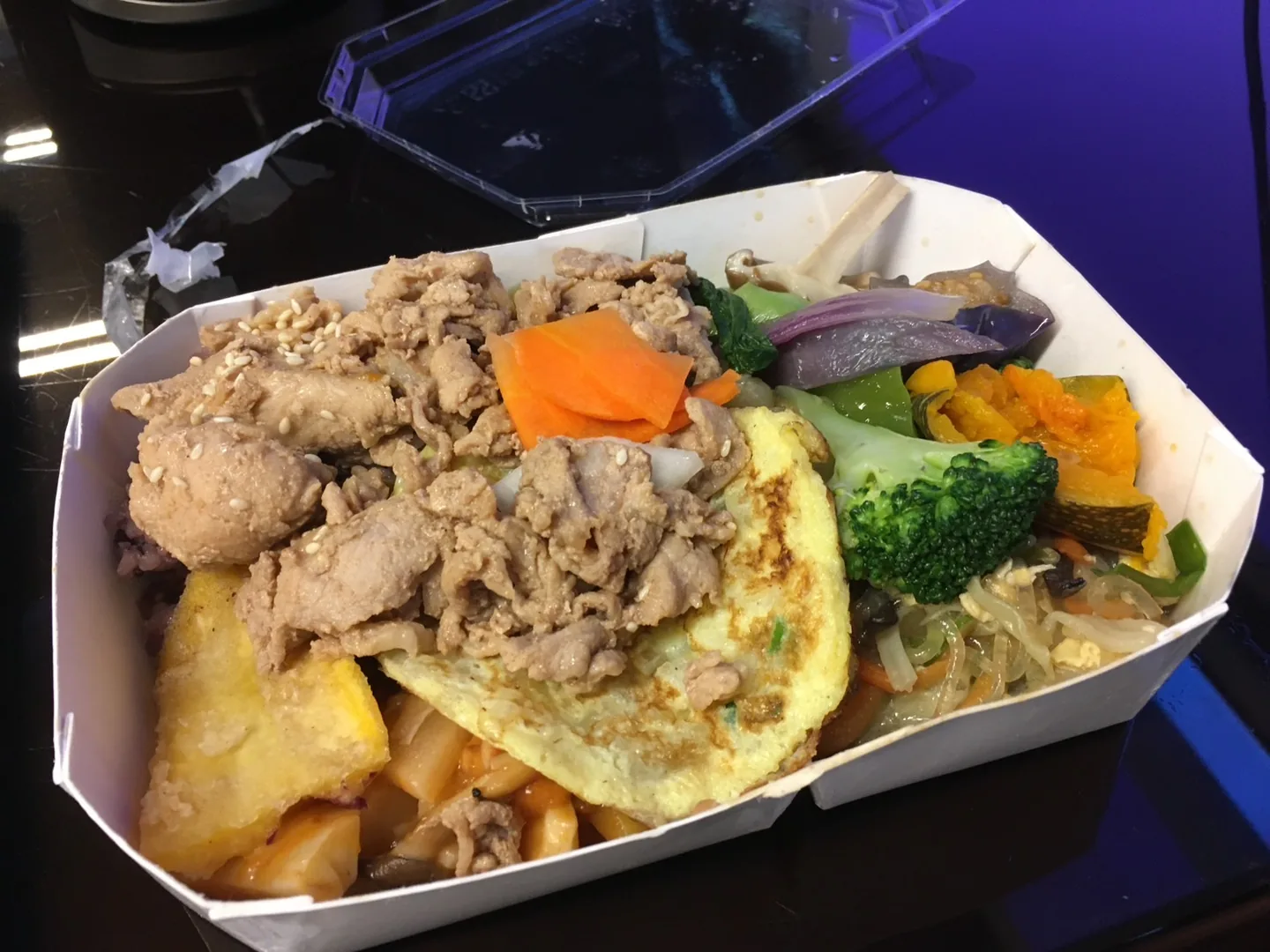 支援工作坊的午餐